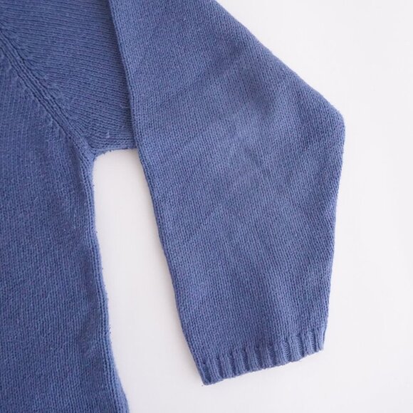 Navy Star Patterned Women's Sweater - Picture 3 of 9